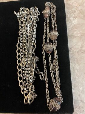 Vintage SARAH Coventry and Loft Multi-strand Chain Necklaces EXTREMELY UNIQUE!